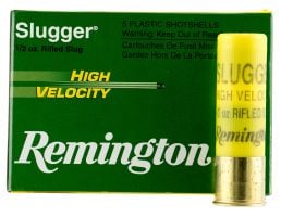 Remington Slugger High Velocity 2.75" 20 Gauge Ammo, 5/box - SPHV20RS