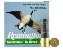Remington Sportsman, Hi-Speed Steel 3" 12 Gauge Ammo 4, 25/box - SSTHV12H4
