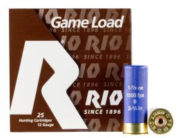 RIO Game Load Super High Velocity 2.75" 12 Gauge Ammo 8, 25/box - SGHV328