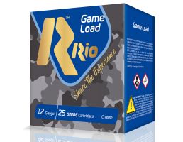 RIO Game Load Super High Velocity 2.75" 12 Gauge Ammo 6, 25 Rounds - SG326