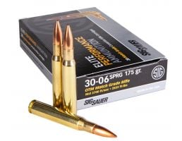 Sig Sauer Elite Match 175 gr Open Tip Match .30-06 Spfld Ammo, 20/box - E3006M220