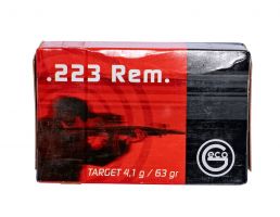 Geco Express 63 gr Full Metal Jacket .223 Rem Ammo, 50/box - 256240050