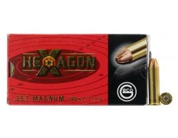 Geco 180 gr Hexagon .357 Mag Ammo, 50/box - 211740050