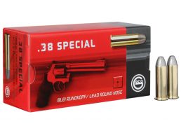 Geco 158 gr Lead Round Nose .38 Spl Ammo, 50/box - 271840050