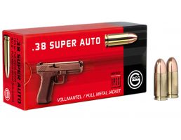 Geco 124 gr Full Metal Jacket Round Nose .38 Super Ammo, 50/box - 271140050