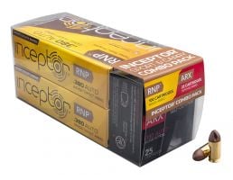 Inceptor Sport & Carry 60, 56 gr ARX/RNP .380 ACP Ammo, 125/box - 380RNPARX