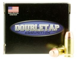 DoubleTap Ammunition DT Hunter 230 gr Nosler Full Metal Jacket Flat Point .45 ACP Ammo, 20/box - 45A230FP