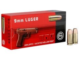 Geco 115 gr Jacketed Hollow Point 9mm Ammo, 50/box - 270740050
