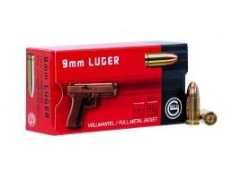 Geco 115 gr Full Metal Jacket 9mm Ammo, 50/box - 220240050