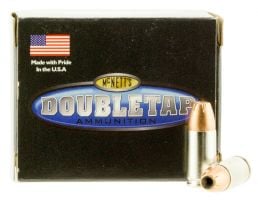 DoubleTap Ammunition DT Defense 165 gr Jacketed Hollow Point 9mm +P Ammo, 20/box - 9MM165EQ