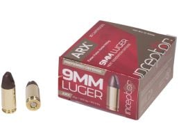 Inceptor Preferred Defense 65 gr ARX 9mm Ammo, 25/box - 9ARXBRLUG65