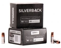 Gorilla Ammunition Silverback 135 gr Solid Copper Hollow Point 9mm Ammo, 20/box - SB9135SD