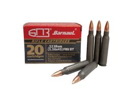 MKS Supply Barnaul 55 gr Full Metal Jacket Boat Tail .223 Rem Ammo, 20/box - 223REMFMJ55