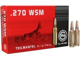 Geco Teilmantel 140 gr Soft Point .270 WSM Ammo, 20/box - 282340020