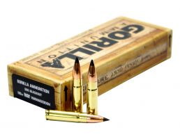 Gorilla Ammunition Troop 110 gr Nosler Varmageddon .300 Blackout Ammo, 20/box - GA300110NV