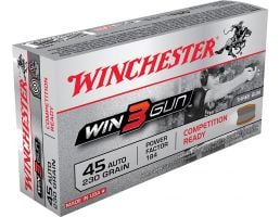 Winchester Ammunition Super-X 230 gr Jacketed Flat Point .45 ACP Ammo, 50/box - X45TG