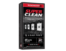 Winchester Super Clean 160 gr Full Metal Jacket .45 Auto Ammo, 50 Rds - W45LF