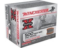Winchester Ammunition Super-X 350 gr Jacketed Hollow Point .500 S&W Mag Ammo, 20/box - X500SW