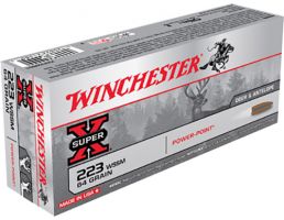 Winchester Ammunition Super-X 64 gr Power-Point .223 WSSM Ammo, 20/box - X223WSS1