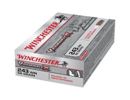 Winchester Ammunition Varmint-X 58 gr Rapid Expansion .243 Win Ammo, 40/box - X243PXL