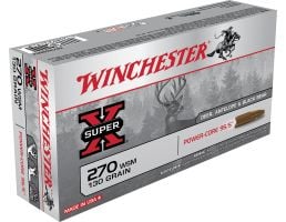 Winchester Ammunition Super-X 130 gr Power-Core .270 WSM Ammo, 20/box - X270WSMLF