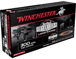 Winchester Ammunition Expedition Big Game Long Range 190 gr Accubond LR .300 WSM Ammo, 20/box - S300SLR