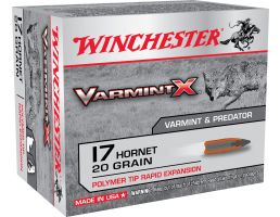 Winchester Ammunition Varmint-X 20 gr Rapid Expansion .17 Hornet Ammo, 20/box - X17P