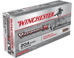 Winchester Ammunition Varmint-X 32 gr Rapid Expansion .204 Ruger Ammo, 20/box - X204P