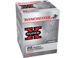 Winchester Ammunition Super-X Blank Black Powder .22 Short Ammo, 50/box - X22SB