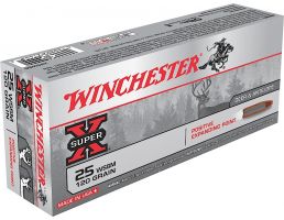 Winchester Ammunition Super-X 120 gr Positive Expanding Point .25 WSSM Ammo, 20/box - X25WSS