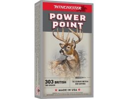 Winchester Ammunition Super-X 180 gr Power-Point .303 British Ammo, 20/box - X303B1