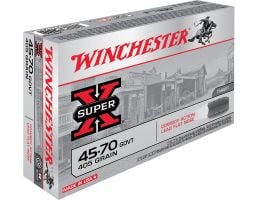 Winchester Ammunition Super-X 405 gr Lead Flat Nose .45-70 Ammo, 20/box - X4570CB