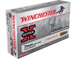 Winchester Ammunition Super-X 140 gr Power-Core 7mm Rem Mag Ammo, 20/box - X7MMRMLF
