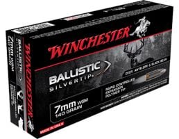 Winchester Ammunition Ballistic Silvertip 140 gr Polymer Tip 7mm WSM Ammo, 20/box - SBST7MMS