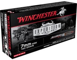 Winchester Ammunition Expedition Big Game 160 gr AccuBond CT 7mm WSM Ammo, 20/box - S7MMWSMCT