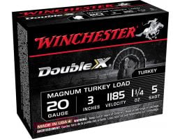 Winchester Ammunition Double X Magnum 3" 20 Gauge Ammo 5, 10/box - X203XCT5