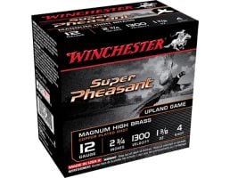 Winchester Ammunition Super Pheasant Magnum High Brass 2.75" 20 Gauge Ammo 6, 25/box - X20PH6