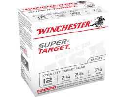 Winchester Ammunition Super Target Xtra-Lite 2.75" 12 Gauge Ammo 7-1/2, 25/box - TRGTL127