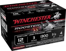Winchester Ammunition Rooster XR 2.75" 12 Gauge Ammo 5, 15/box - SRXR125
