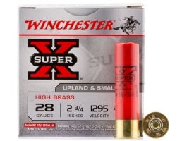 Winchester Ammunition Super-X High Brass 2.75" 28 Gauge Ammo 5, 25/box - X285