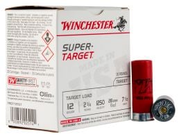 Winchester Super Target 12 Gauge 2.75", 25rds - TRGT12507