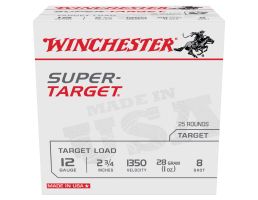 Winchester Ammunition Super Target 2.75" 12 Gauge Ammo 8 - TRGT13508