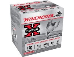 Winchester Ammunition Super-X Xpert High Velocity 3.5" 12 Gauge Ammo 2, 25/box - WEX12LM2