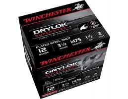 Winchester Ammunition Drylock Super Steel 3.5" 12 Gauge Ammo 2, 25/box - SSH12LH2
