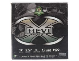 Hevi-Shot Hevi-X 2.75" 12 Gauge Ammo 2, 25/box - 50272