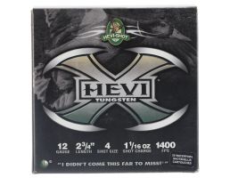 Hevi-Shot Hevi-X 2.75" 12 Gauge Ammo 4, 25/box - 50274