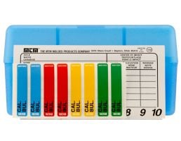 MTM Case Gard R-50 50 Round Ammo Box, 3.04" OAL, Clear Blue - RM5024