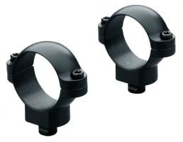 Leupold 1" High Steel 2-Piece Quick Release Scope Ring, Matte Black - 49979