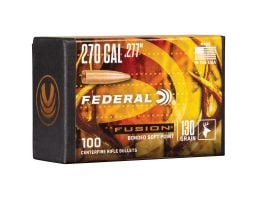 Federal Fusion Component .270 130 gr SP Bullet, 100/box - FB277F2