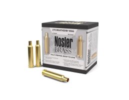 Nosler .270 Weatherby Mag Brass Full Length Cartridge Case, 50/box - 10147